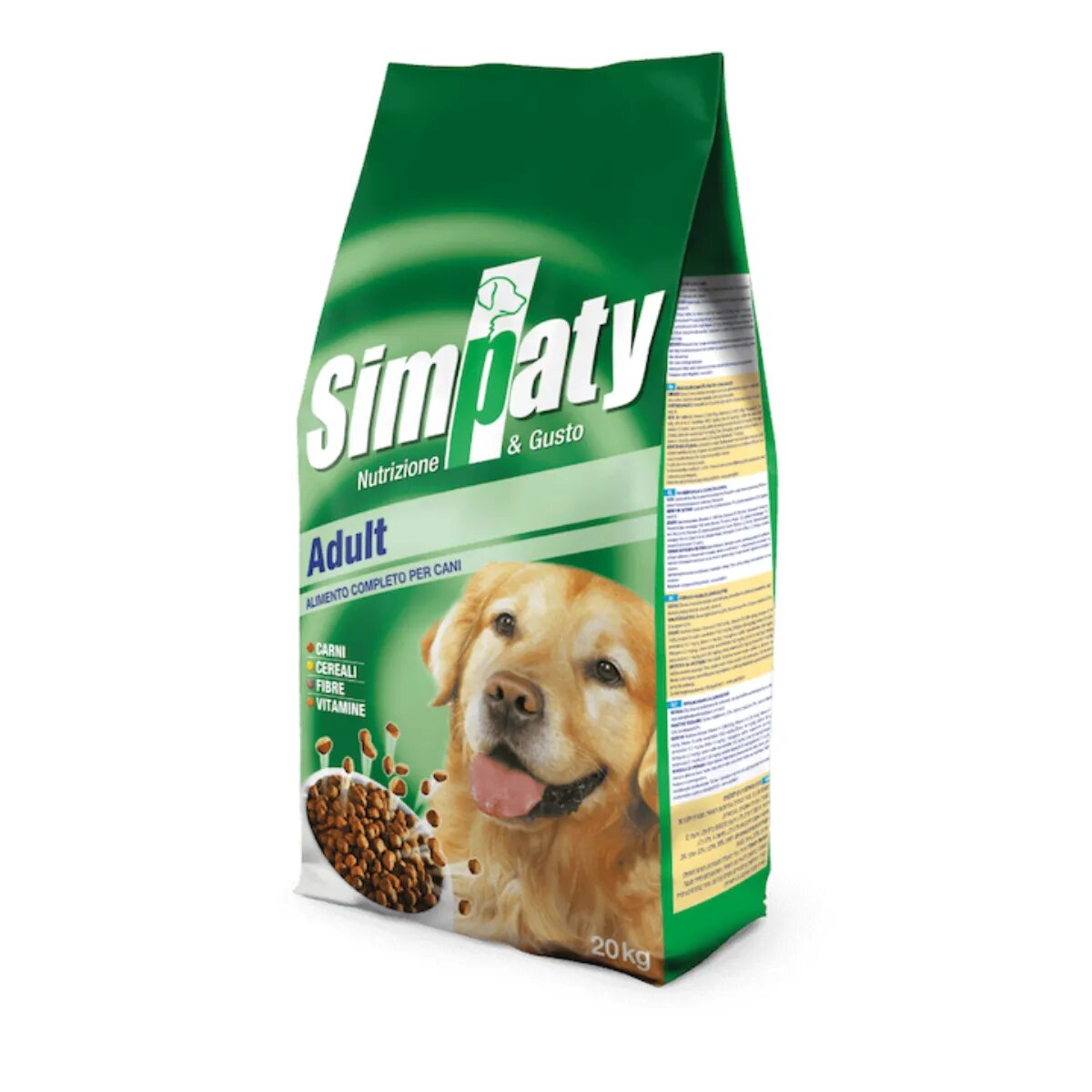 SIMPATY Adult Completo XS-XL Carne hrană uscată câini 20kg
