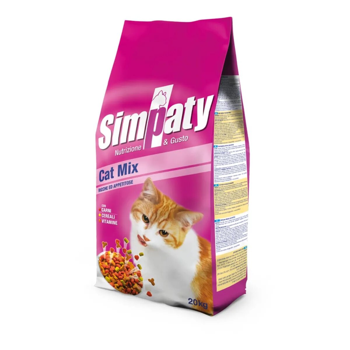 SIMPATY Gatto Carne hrană uscată pisici 20kg