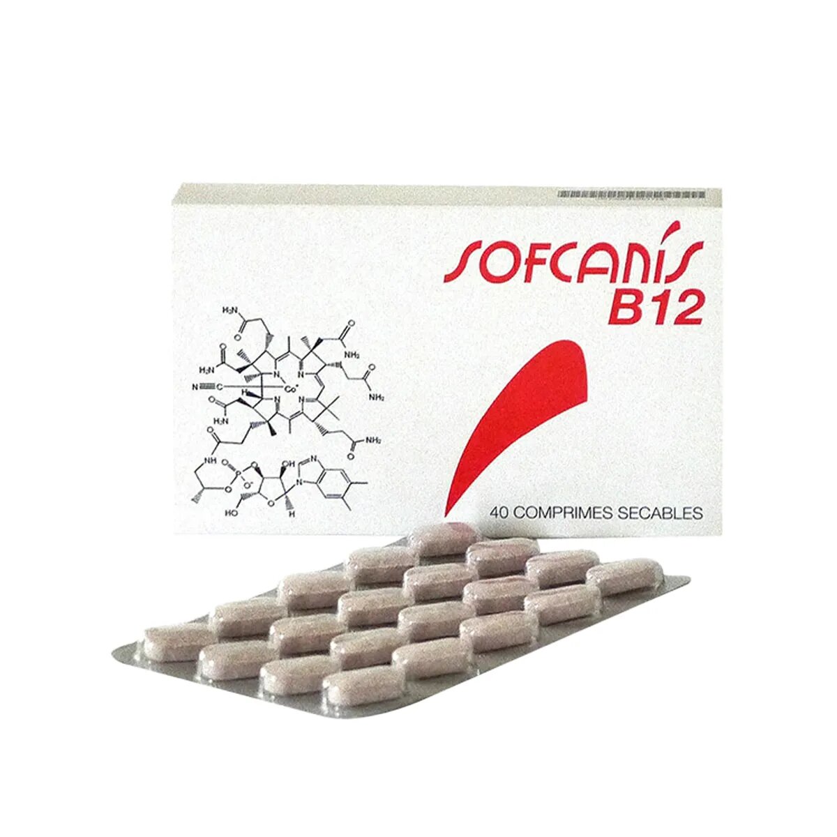 SOFCANIS B12 supliment sistem cardio-vascular câini comprimate B12 XS-XL supliment sistem cardio-vascular câini și pisici blister 40 comprimate