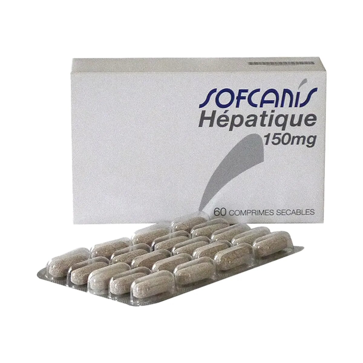 SOFCANIS Hépatique 150 Mg supliment sistem hepatic câini comprimate Hépatique 150 Mg M-XL supliment sistem hepatic câini blister 60 comprimate