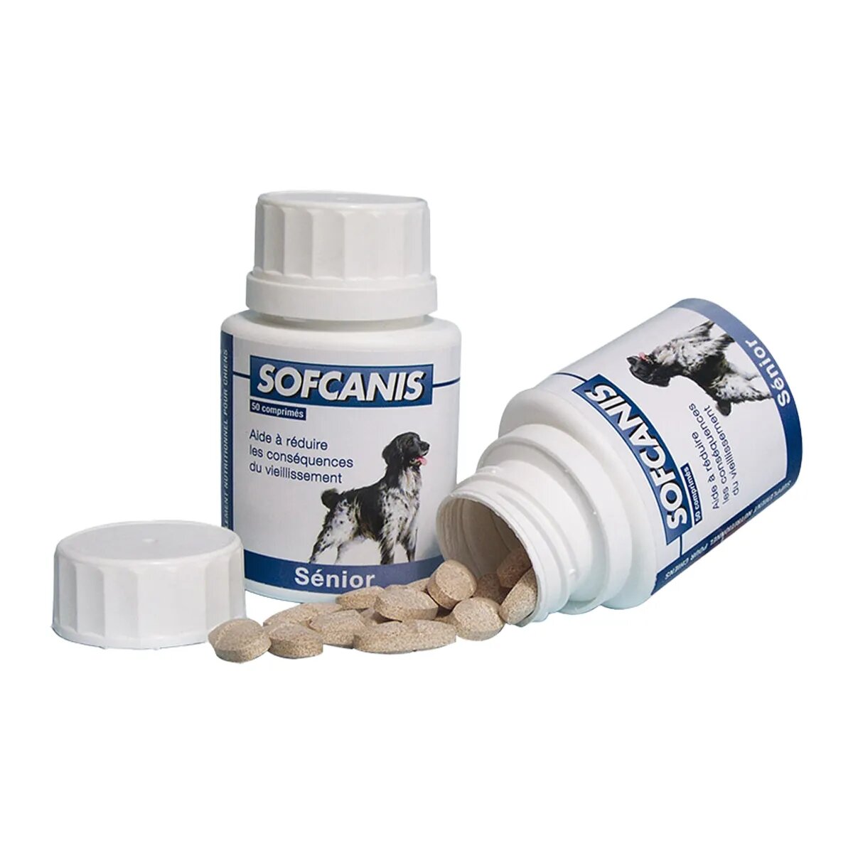 SOFCANIS Senior supliment multivitamine câini senior comprimate Senior XS-XL supliment multivitamine câini senior flacon 50 comprimate