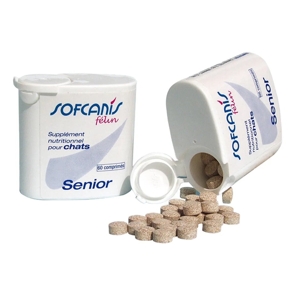 SOFCANIS Senior supliment multivitamine pisici senior comprimate Senior supliment multivitamine pisici senior flacon 60 comprimate