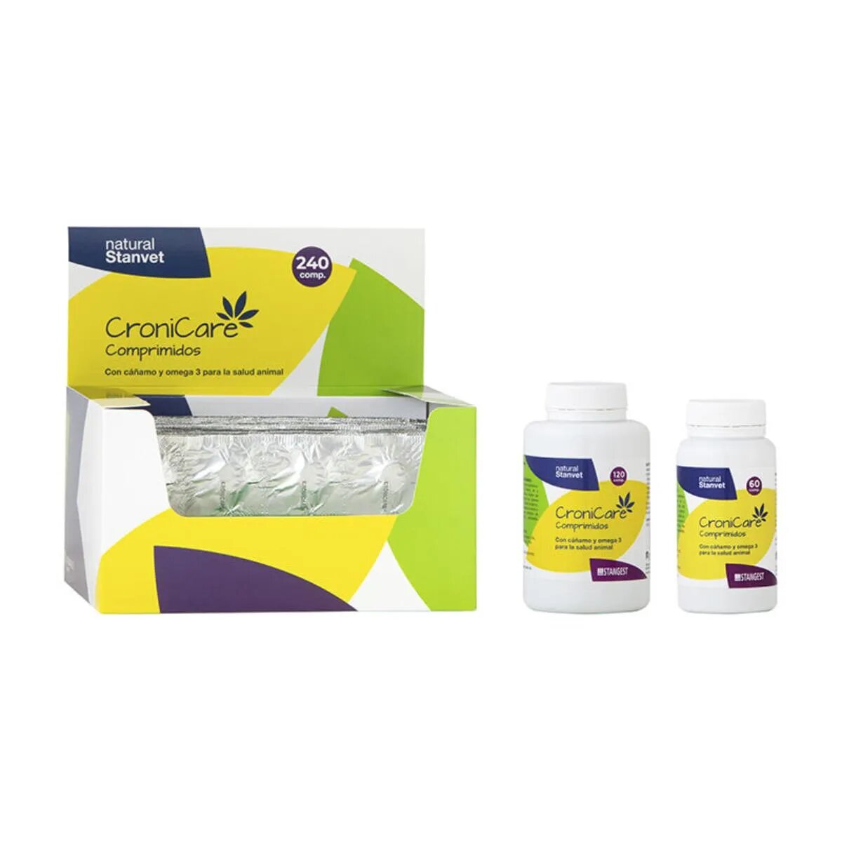 Stangest CroniCare supliment sistem nervos & calmante afecțiuni oncologice câini comprimate CroniCare XS-XL supliment sistem nervos & calmante afecțiuni oncologice câini și pisici flacon 120 comprimate