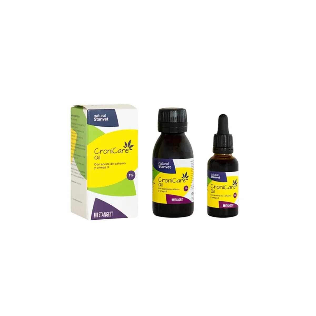 Stangest CroniCare supliment sistem nervos & calmante afecțiuni oncologice câini ulei CroniCare XS-XL supliment sistem nervos & calmante afecțiuni oncologice câini și pisici flacon ulei 30ml