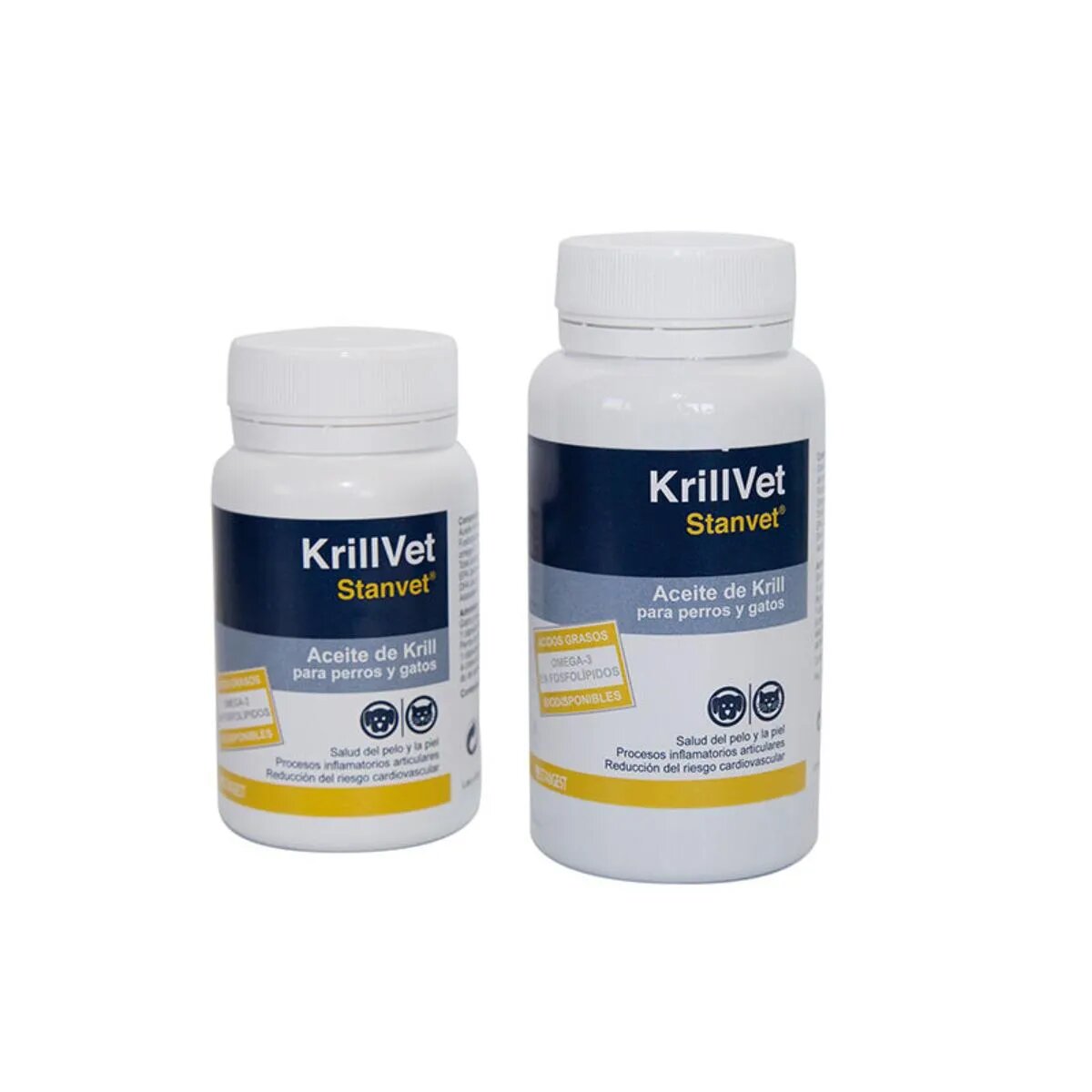 Stangest Krill Vet supliment piele & blană câini capsule Krill Vet XS-XL supliment piele & blană câini și pisici flacon 60 capsule