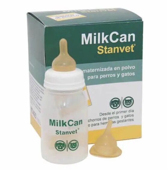 Stangest Lapte Praf Pentru Caini Si Pisici MilkCan + Biberon 400 g