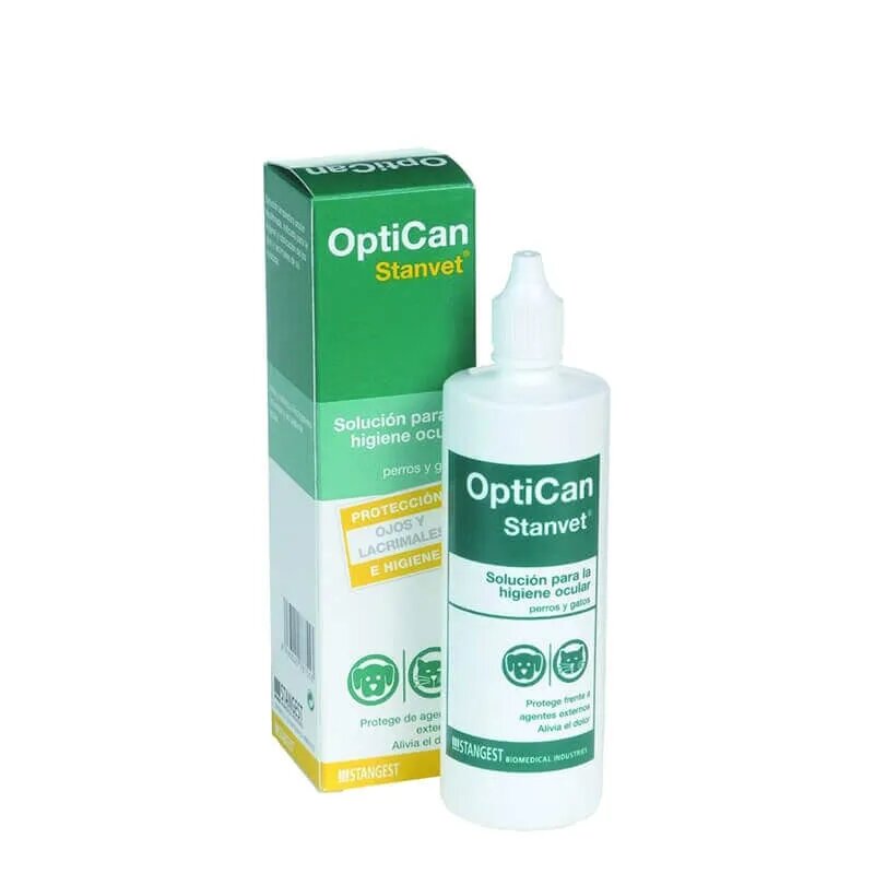 Stangest Solutie Pentru Ingrijirea Ochilor Cainilor Si Pisicilor Optican 125 ml
