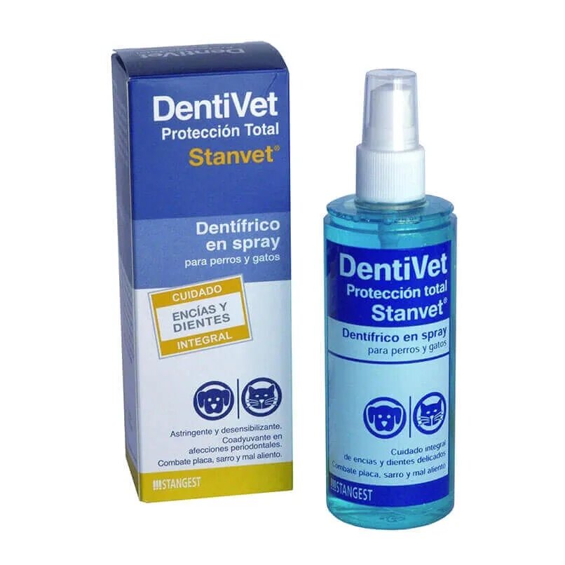 Stangest Spray Pentru Igiena Bucala A Cainilor Si Pisicilor Dentivet Total Spray 125 ml