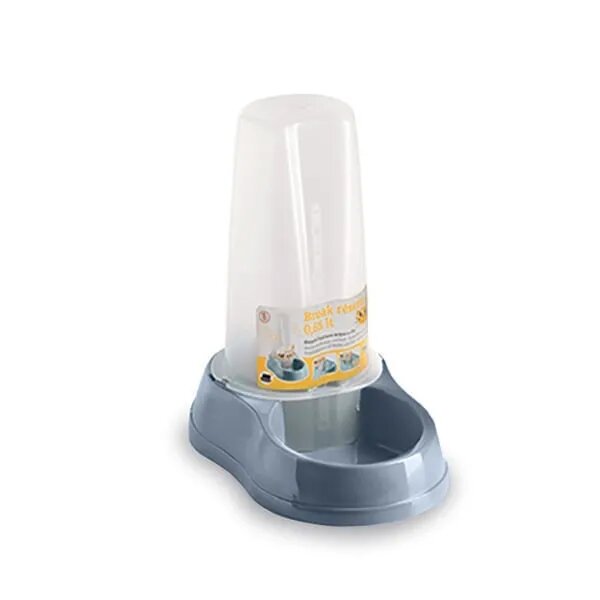 Stefanplast Break réserve hrănitor și adăpătoare plastic cu antiderapant 0.65L albastru
