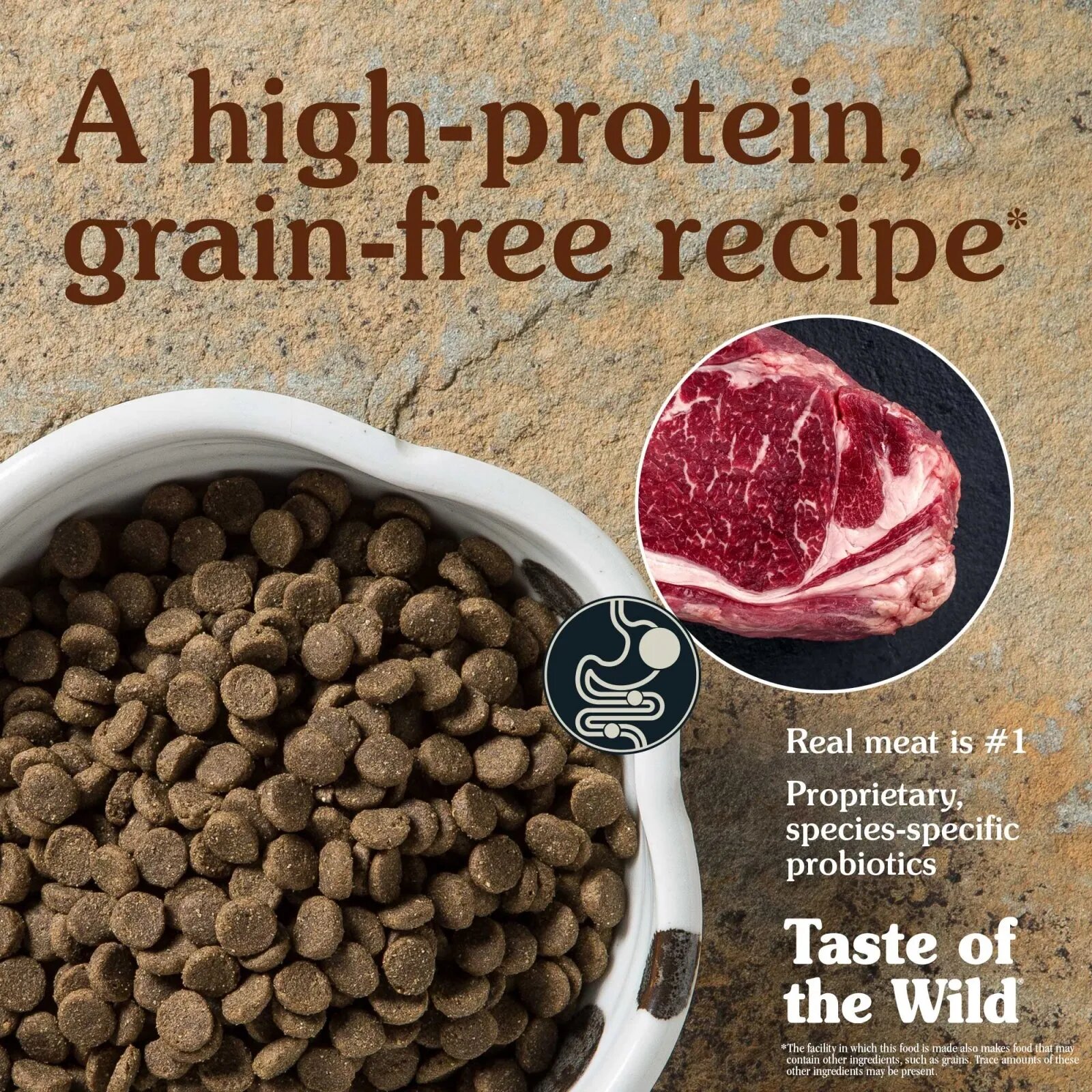 Taste Of The Wild High Prairie Bizon și Vânat hrană uscată fără cereale câini 12.2kg