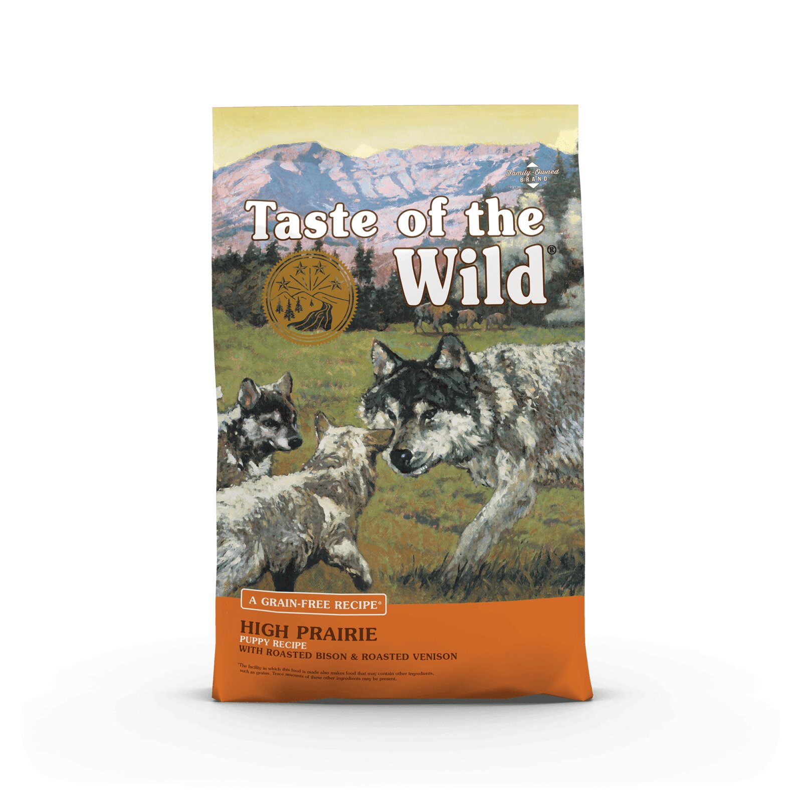 Taste Of The Wild High Prairie Puppy Bizon și Vânat hrană uscată fără cereale câini junior 12.2kg