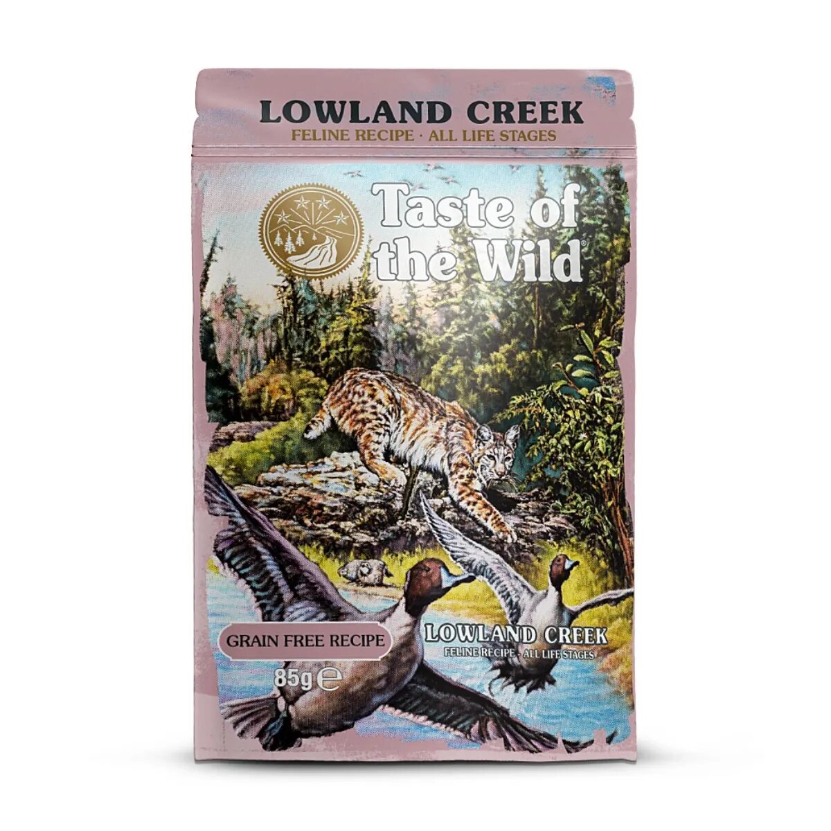 Taste Of The Wild Lowland Creek Curcan plic hrană umedă fără cereale pisici (în sos) 85g