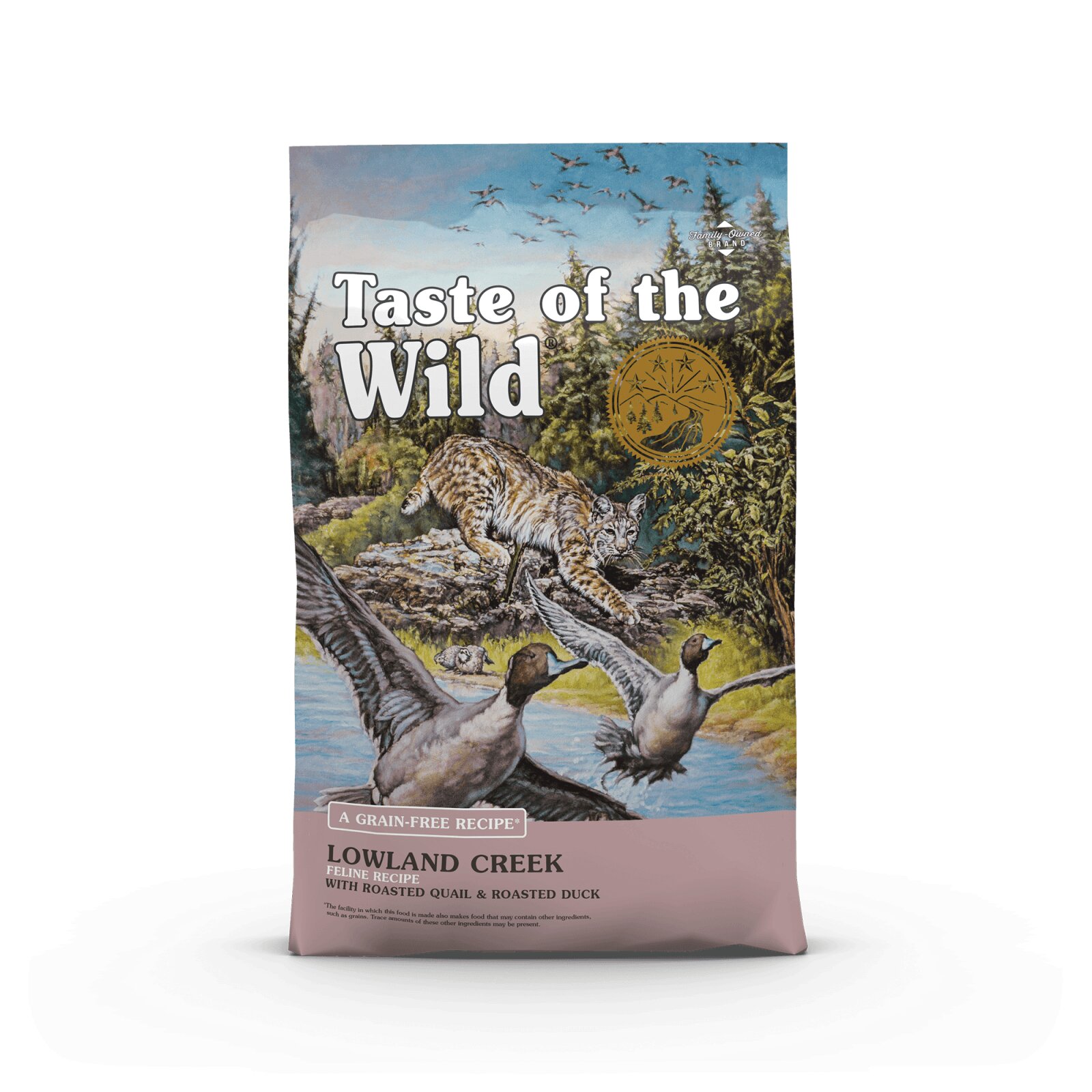 Taste Of The Wild Lowland Creek Prepeliță și Rată hrană uscată fără cereale pisici 6.6kg