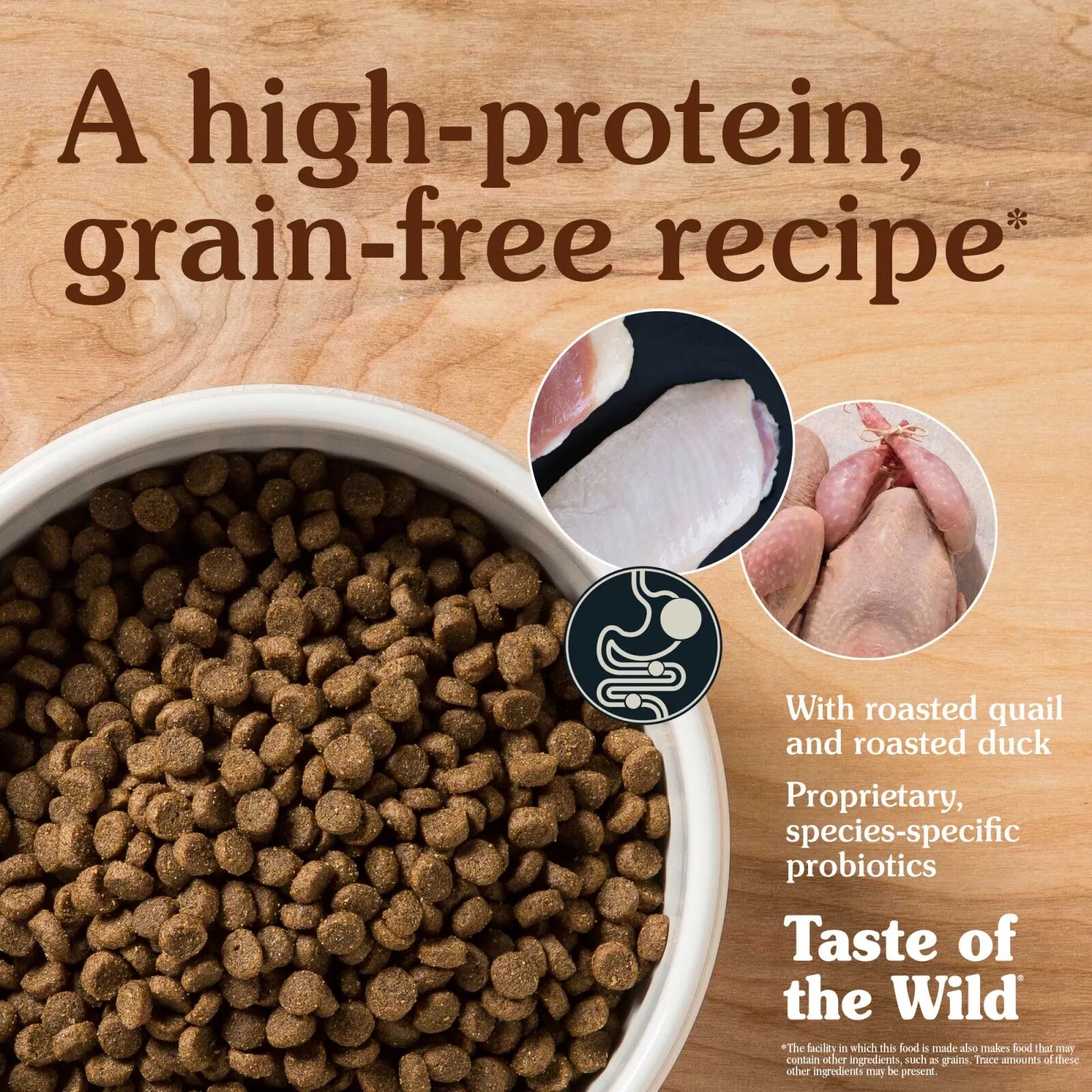 Taste Of The Wild Lowland Creek Prepeliță și Rată hrană uscată fără cereale pisici 6.6kg