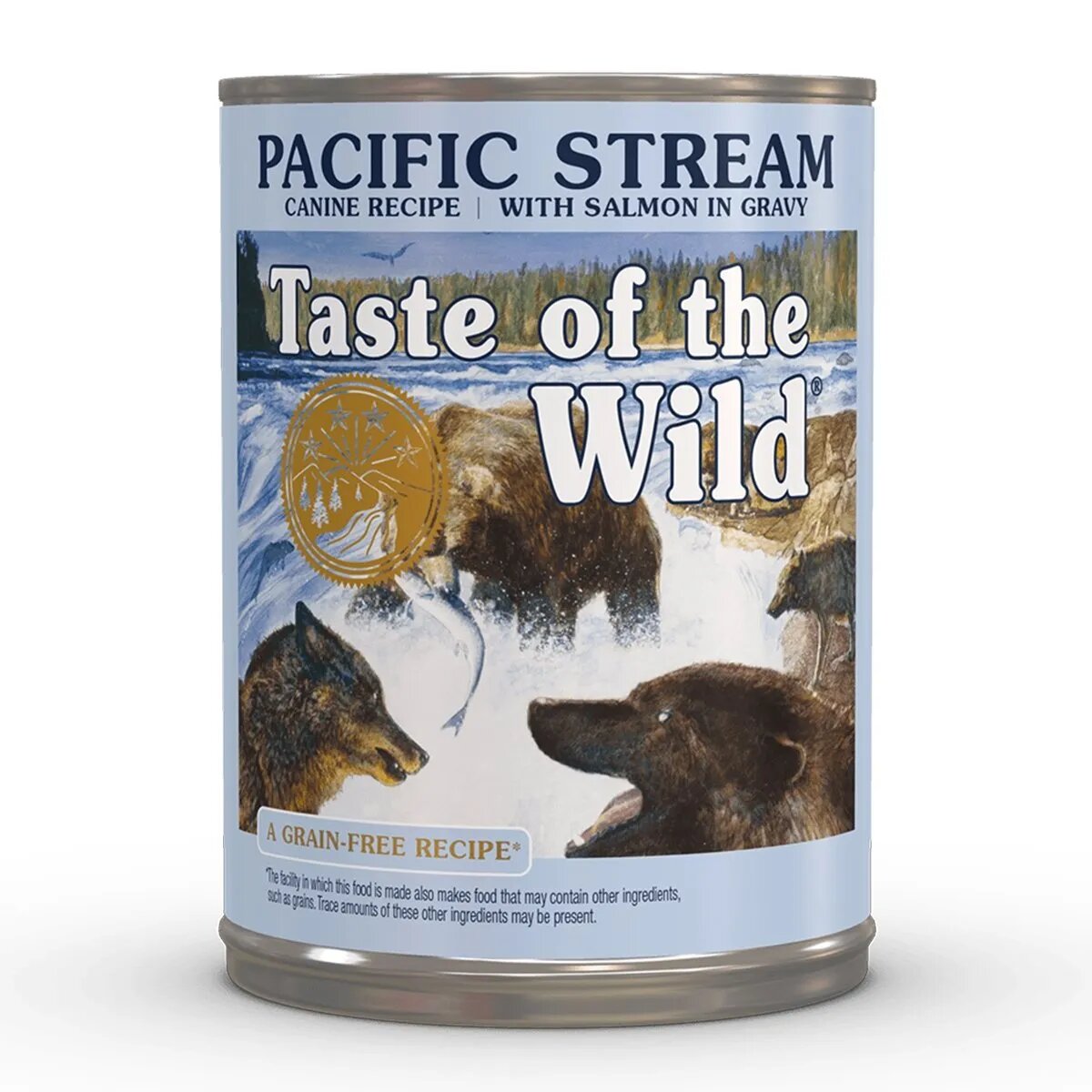 Taste Of The Wild Pacific Stream Somon conservă hrană umedă fără cereale câini (în sos) 390g