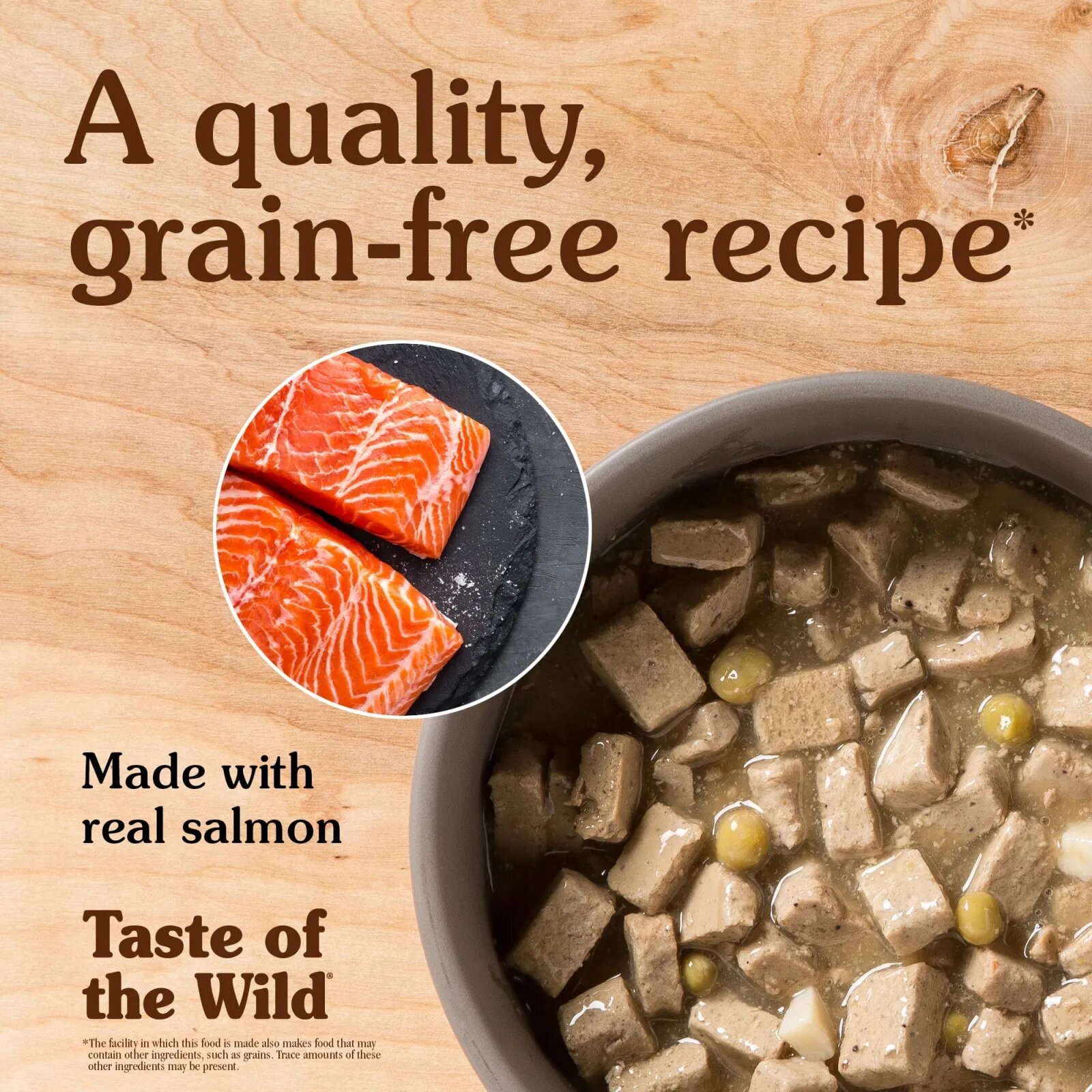 Taste Of The Wild Pacific Stream Somon conservă hrană umedă fără cereale câini (în sos) 390g
