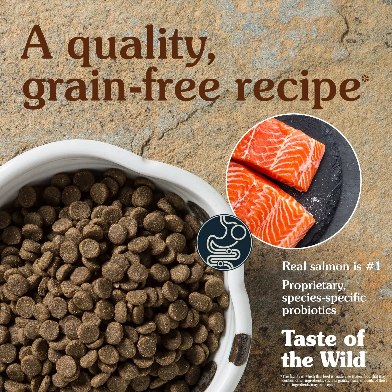 Taste Of The Wild Pacific Stream Somon hrană uscată fără cereale câini 18.14kg