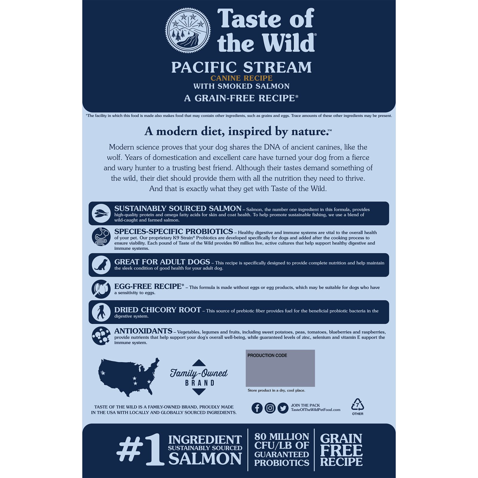 Taste Of The Wild Pacific Stream Somon hrană uscată fără cereale câini 2kg