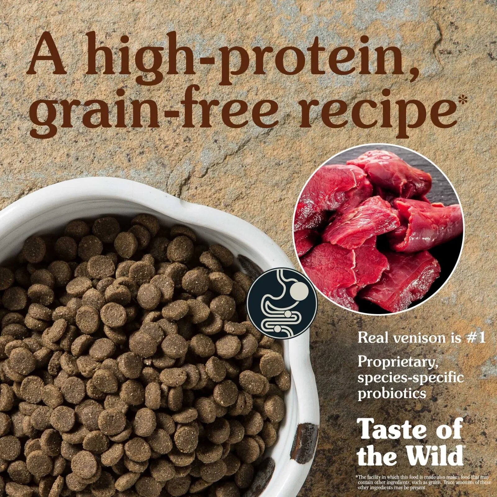 Taste Of The Wild Pine Forest Vânat și Miel hrană uscată fără cereale câini 12.2kg