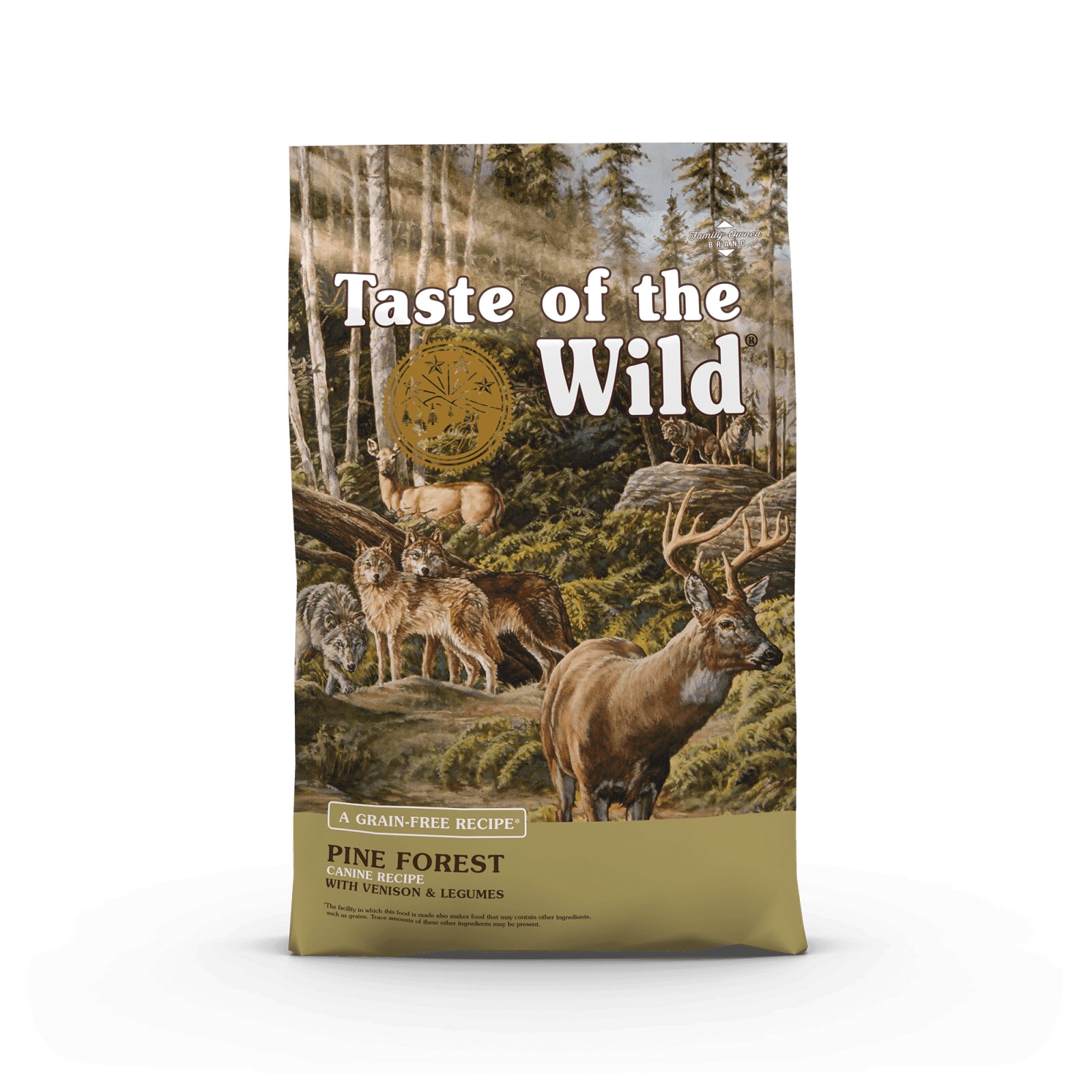 Taste Of The Wild Pine Forest Vânat și Miel hrană uscată fără cereale câini 12.2kg