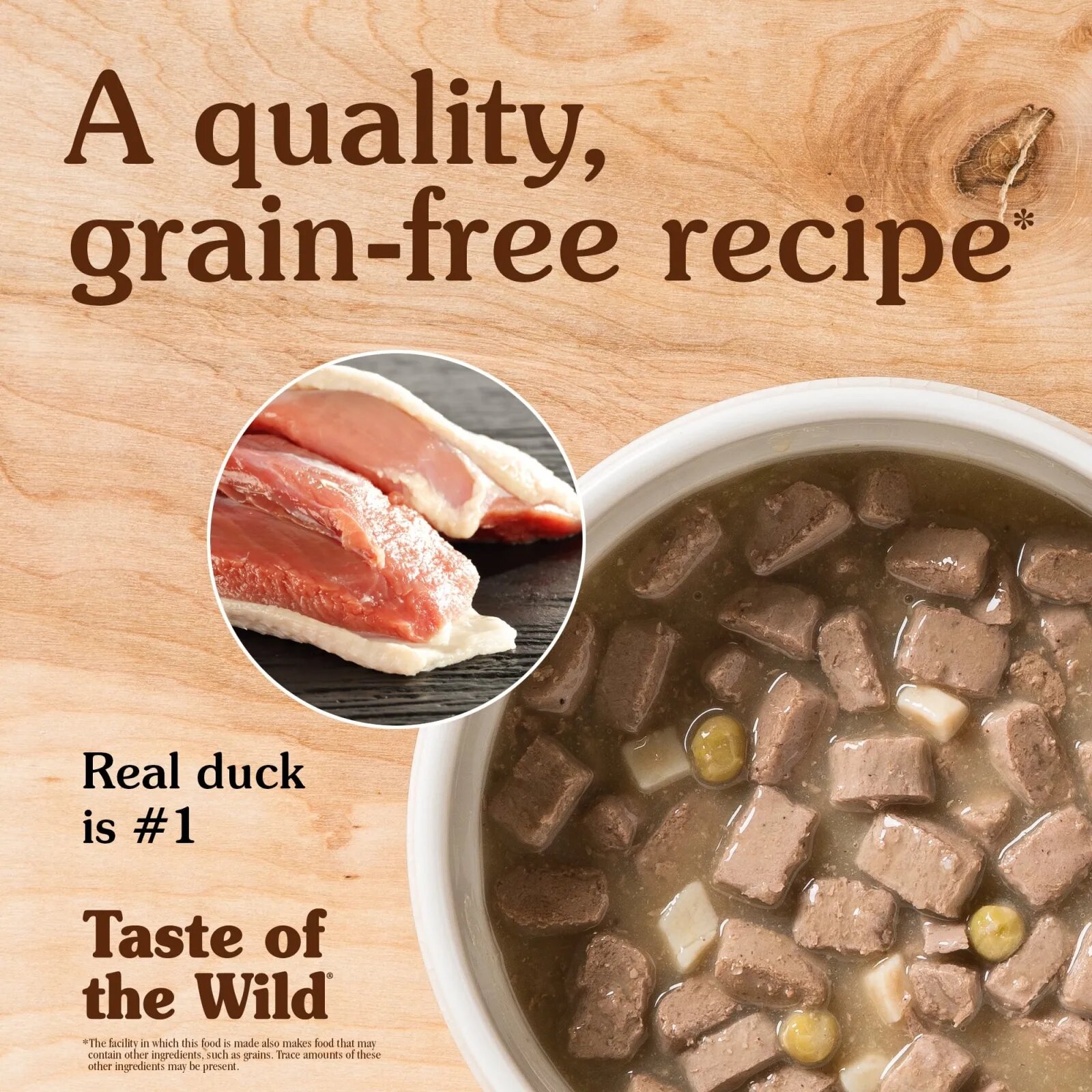 Taste Of The Wild Wetlands Rață conservă hrană umedă fără cereale câini (în sos) 390g