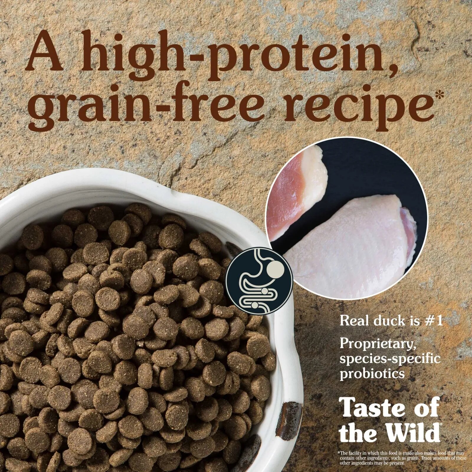 Taste Of The Wild Wetlands Rață hrană uscată fără cereale câini 2kg