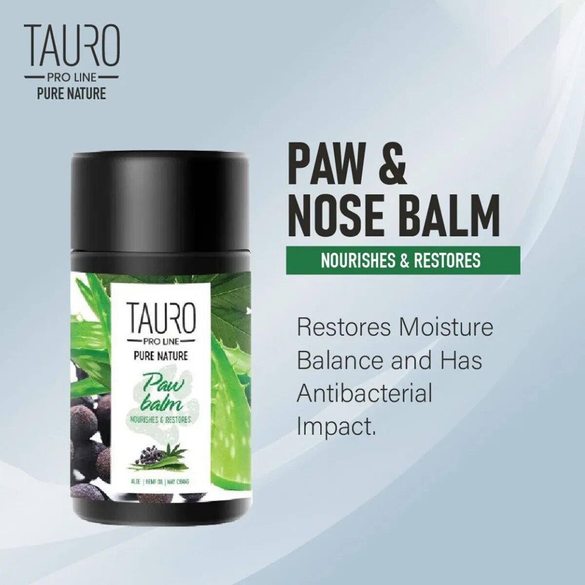 TAURO PRO LINE Pure Nature Paw Balm Nourishes & Restores Balsam pentru Lăbuțe Câini și Pisici 75ml