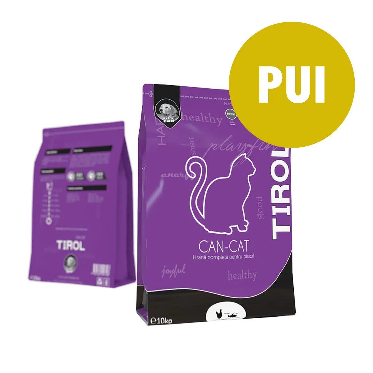 TIROL Can-Cat Pui hrană uscată pisici 10kg