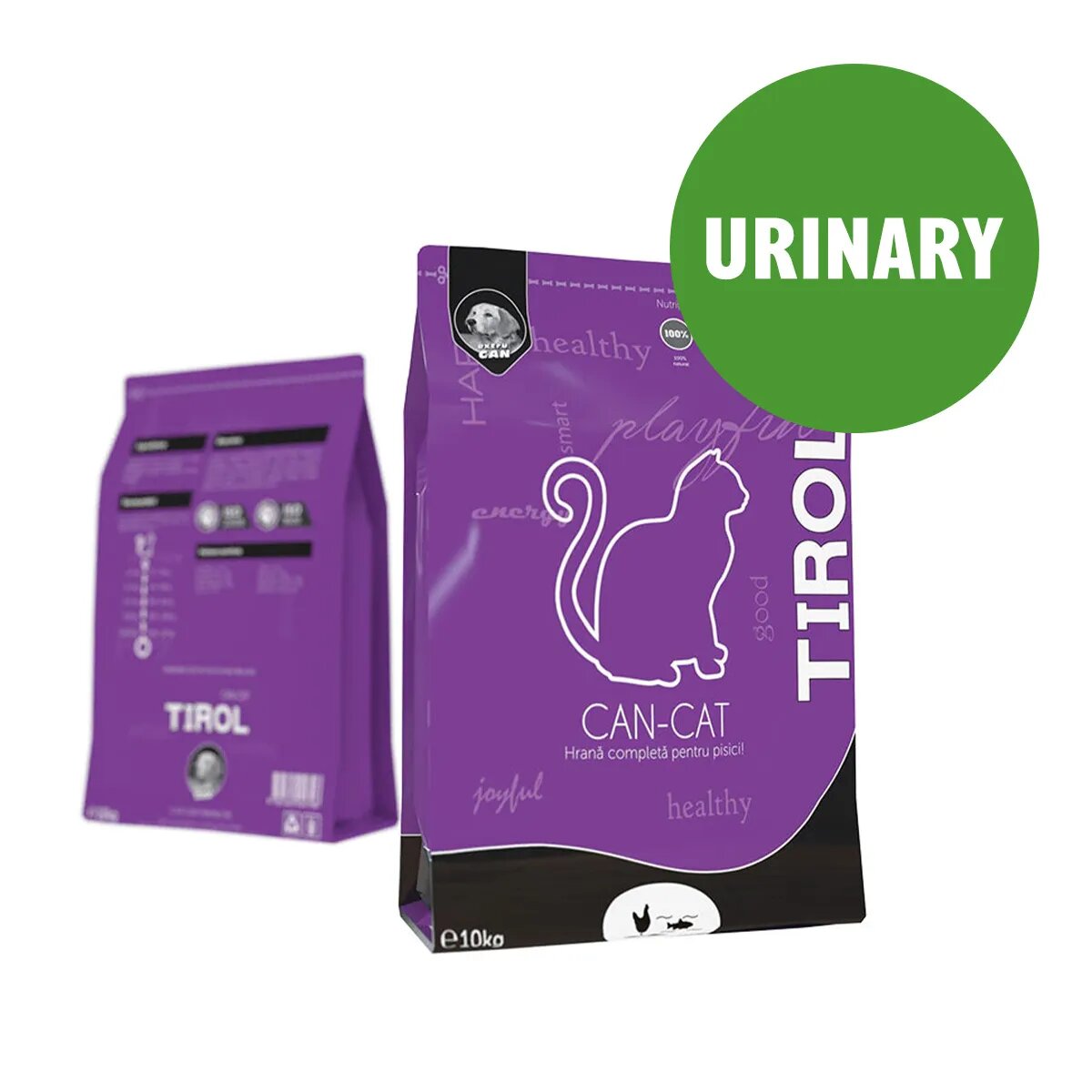 TIROL Can-Cat Urinary Pasăre hrană uscată pisici sterilizate sistem urinar 10kg