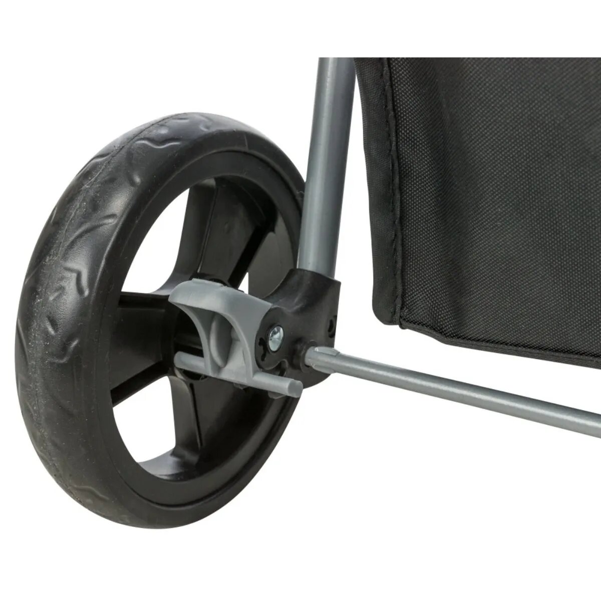 Trixie Bugggy stroller câini și pisici XS-M(max. 15kg) poliester deschidere frontală cu rotile cu buzunare verde și gri 47 x 100 x 80 cm