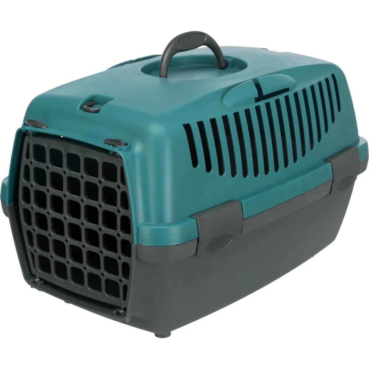 Trixie Capri 1 cușcă transport câini și pisici plastic deschidere frontală Capri 1 cușcă transport câini și pisici XS-S(max. 6kg) plastic deschidere frontală verde și gri 32 x 31 x 48 cm