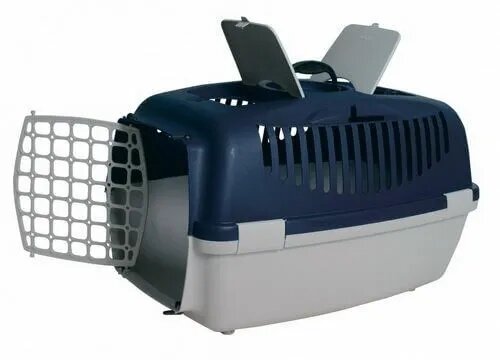 Trixie Capri 3 cușcă transport câini și pisici XS(max. 12kg) plastic deschidere frontală 40 x 38 x 61 cm Capri 3 cușcă transport câini și pisici XS-S(max. 12kg) plastic deschidere frontală gri și negru 40 x 38 x 61 cm