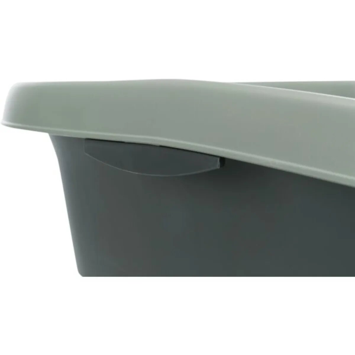 Trixie Carlo Be Eco litieră pisici cu ramă antracit și verde 38x17x58 cm
