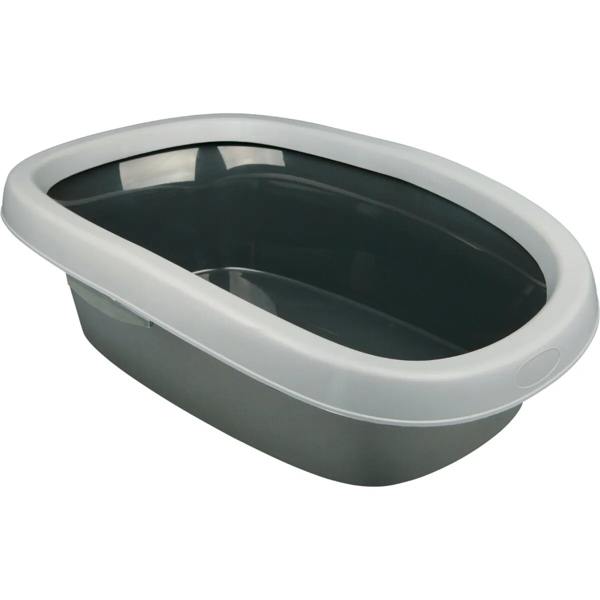 Trixie Carlo2 litieră pisici cu ramă gri 39x17x58 cm