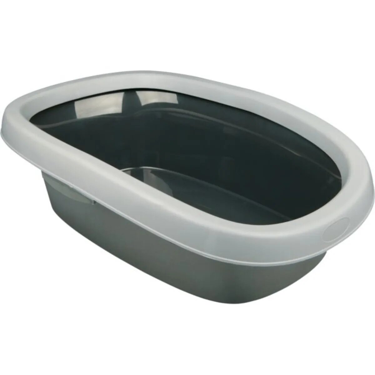 Trixie Carlo2 litieră pisici cu ramă gri 39x17x58 cm