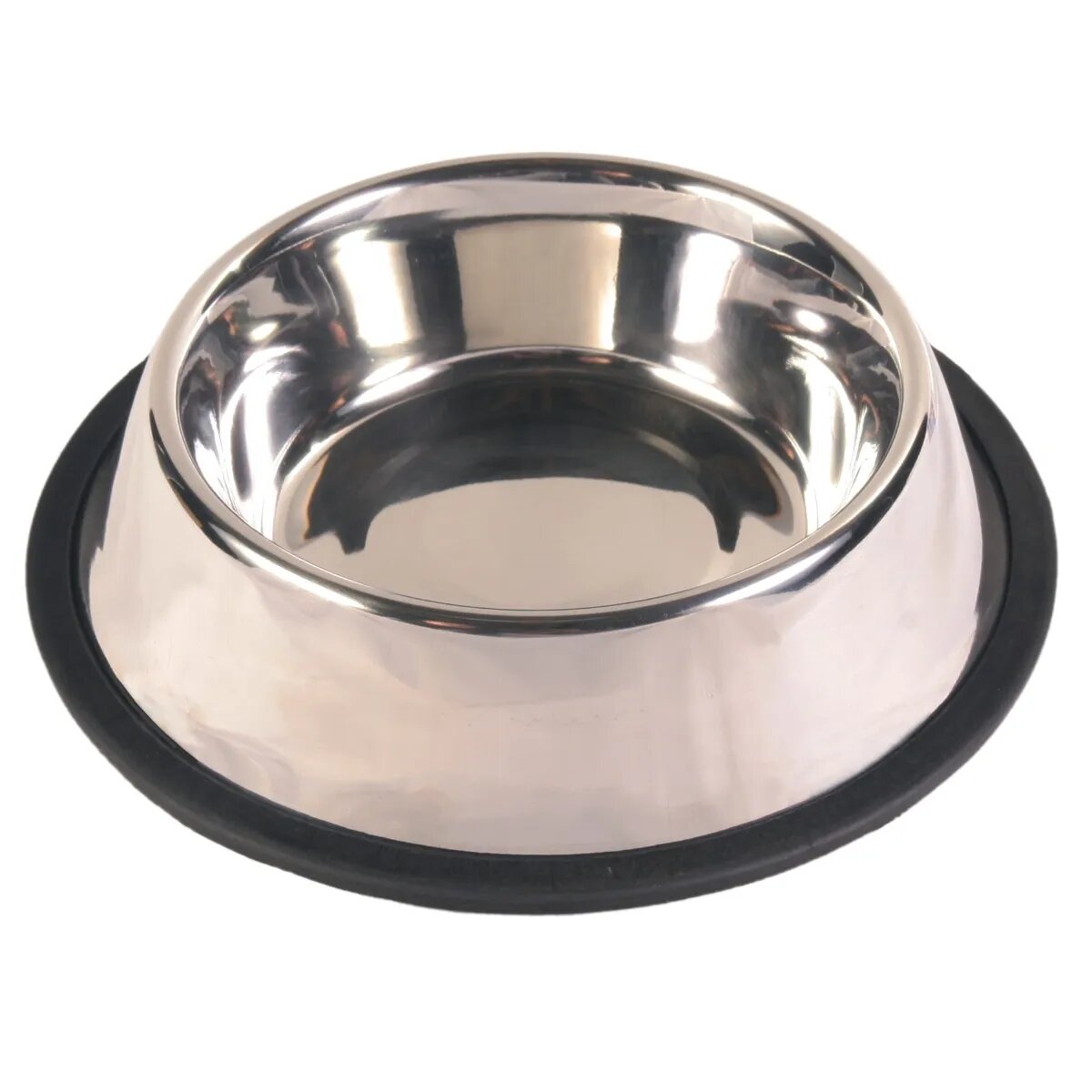 Trixie castron câini rotund antiderapant inox argintiu S-M(0.7l ⌀21cm)