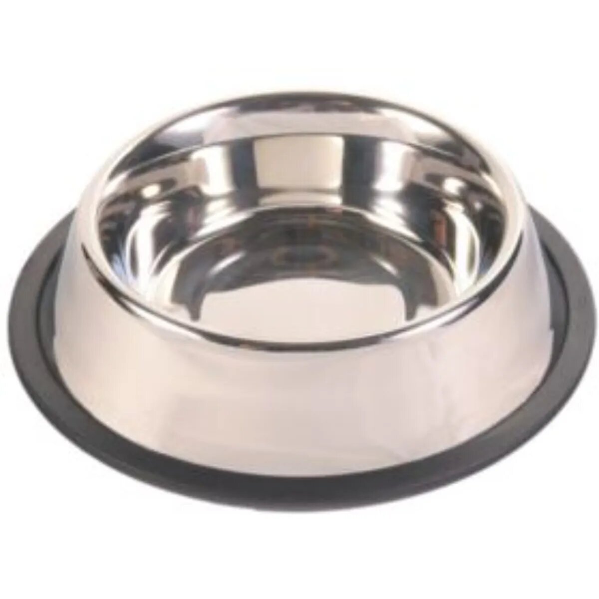 Trixie castron câini rotund antiderapant inox argintiu S-M(0.9l ⌀23cm)