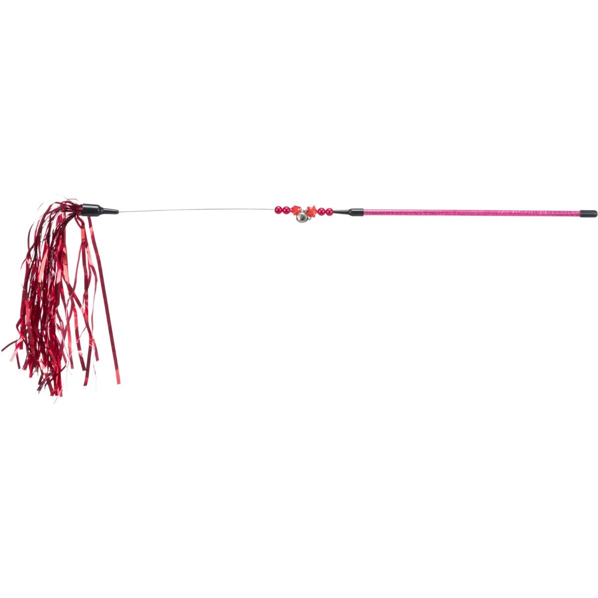 Trixie Christmas Beteala si Clopotel jucărie undiță pisici cu sunet plastic diverse culori 48cm