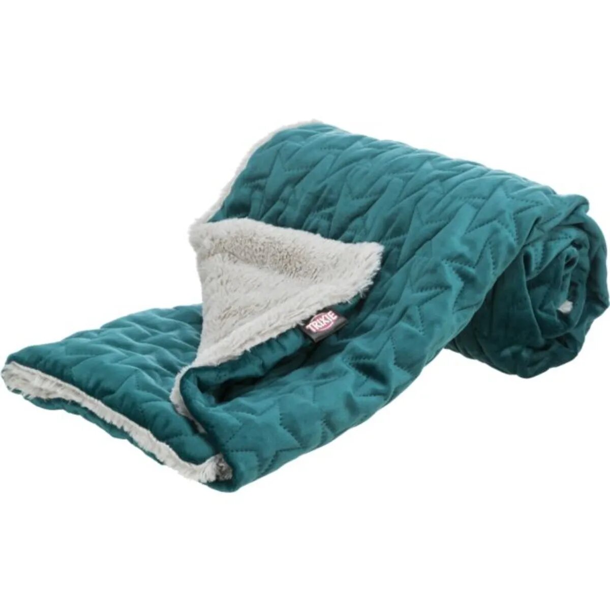 Trixie Christmas Estelle pătură dreptunghiulară câini S-XL poliester verde și gri
