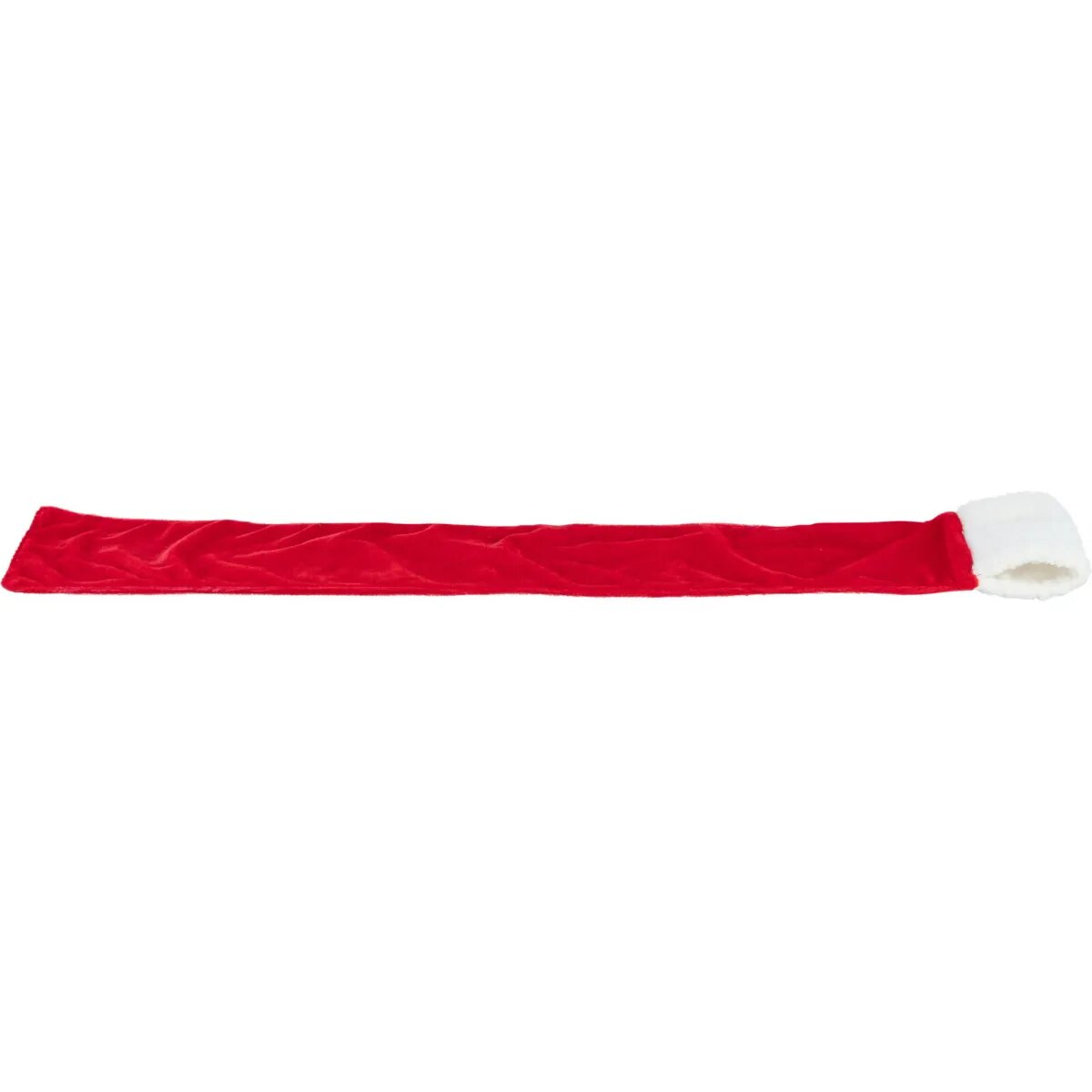 Trixie Christmas fular câini pluș alb și roșu 90cm