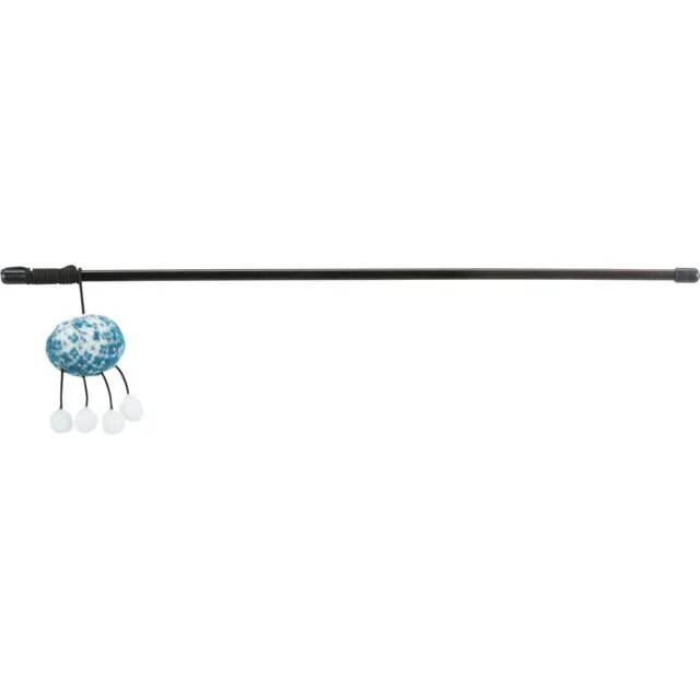 Trixie Christmas Minge Brad sau Turta Dulce jucărie undiță pisici activități fizice plastic negru și albastru 46cm