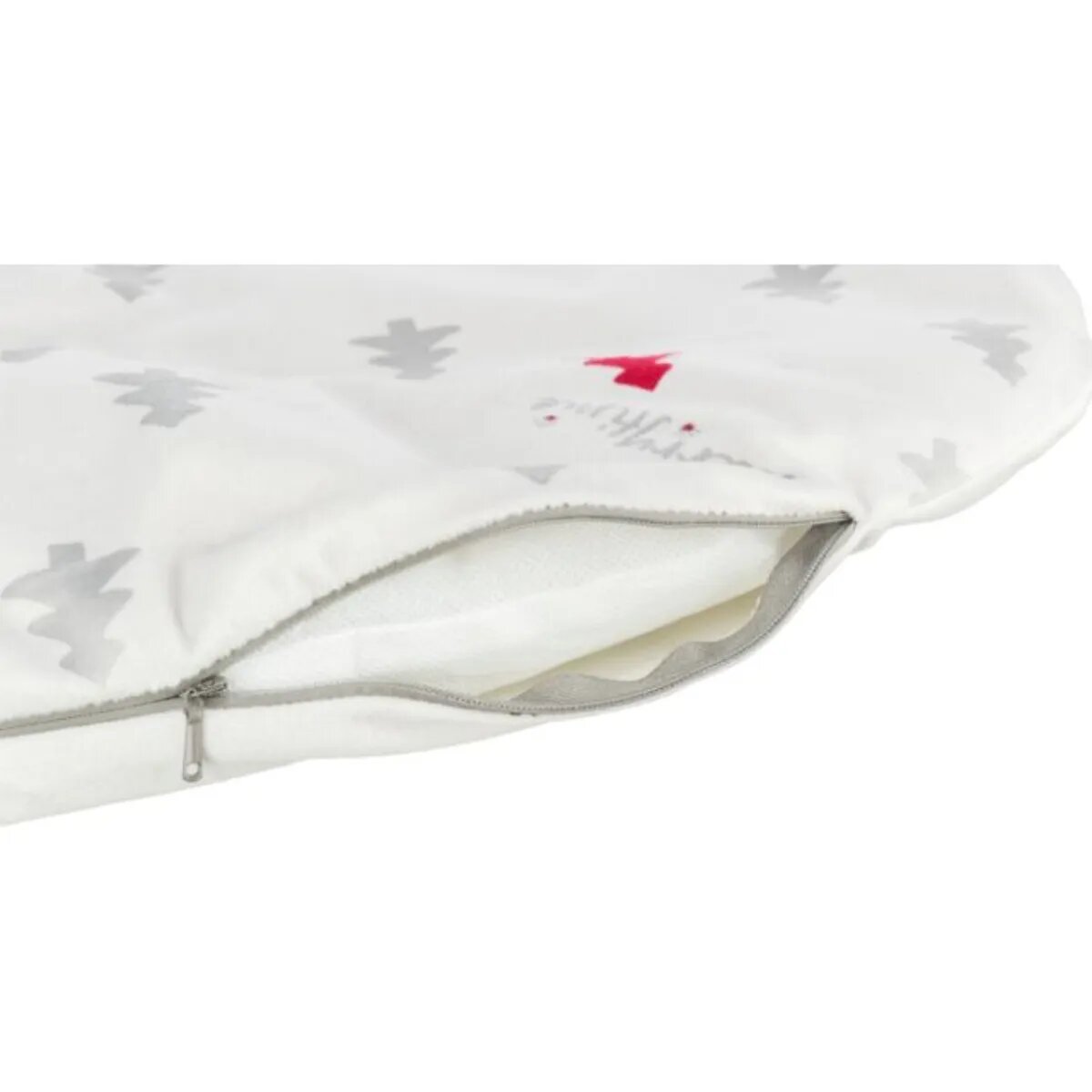 Trixie Christmas Nivia pernă oval câini XS-M poliester antiderapant alb 70 x 47 cm