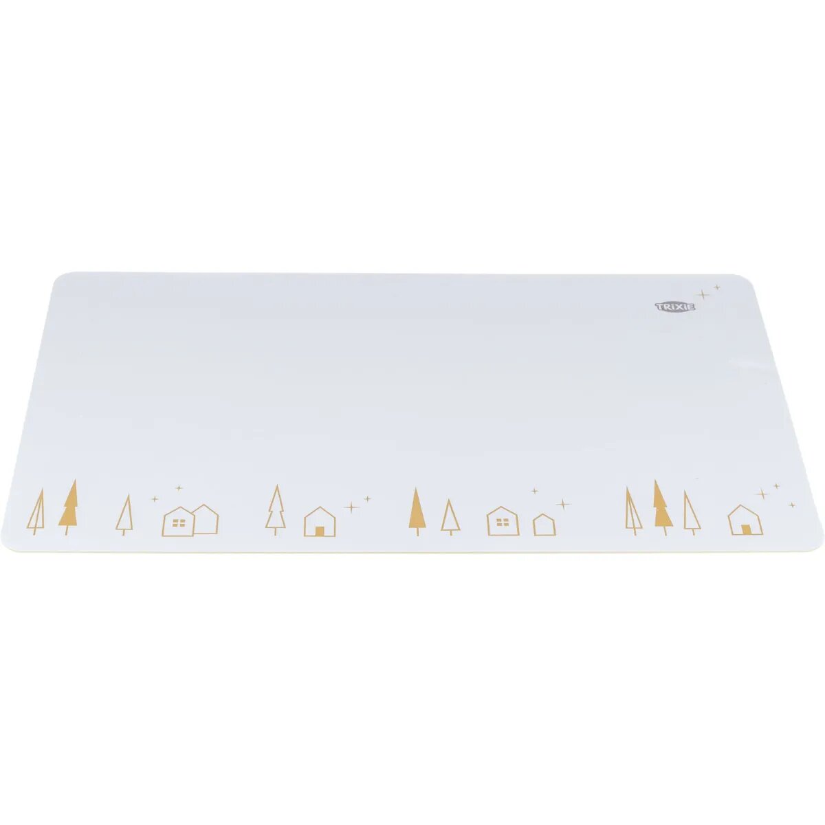 Trixie Christmas Place Mat covoraș câini dreptunghiular antiderapant plastic bej 44x28cm