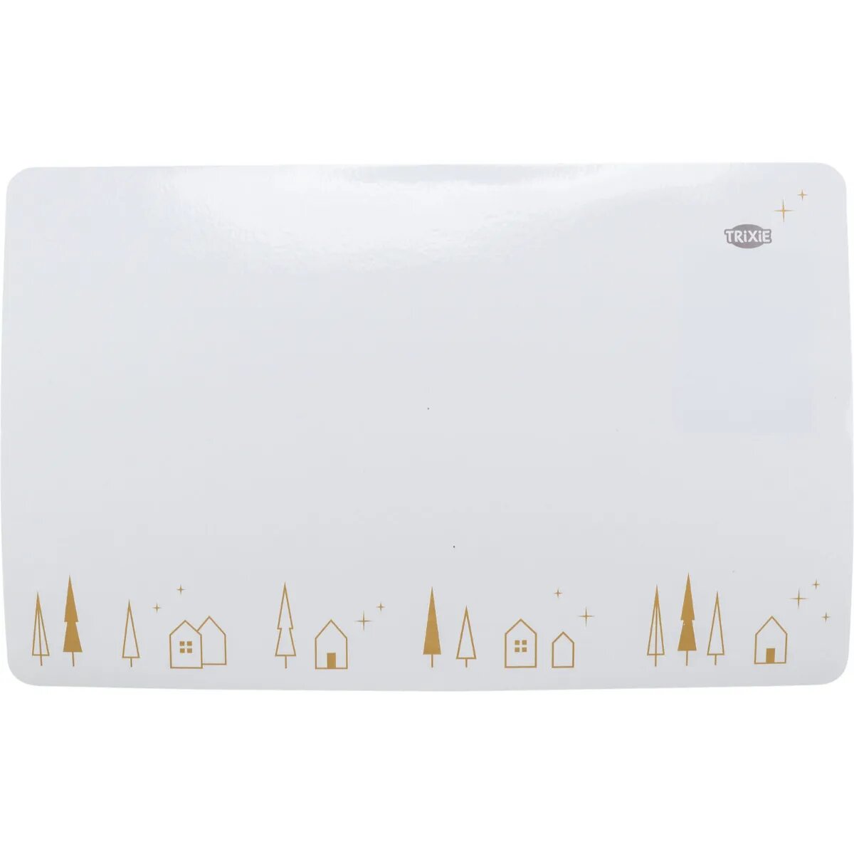 Trixie Christmas Place Mat covoraș câini dreptunghiular antiderapant plastic bej 44x28cm