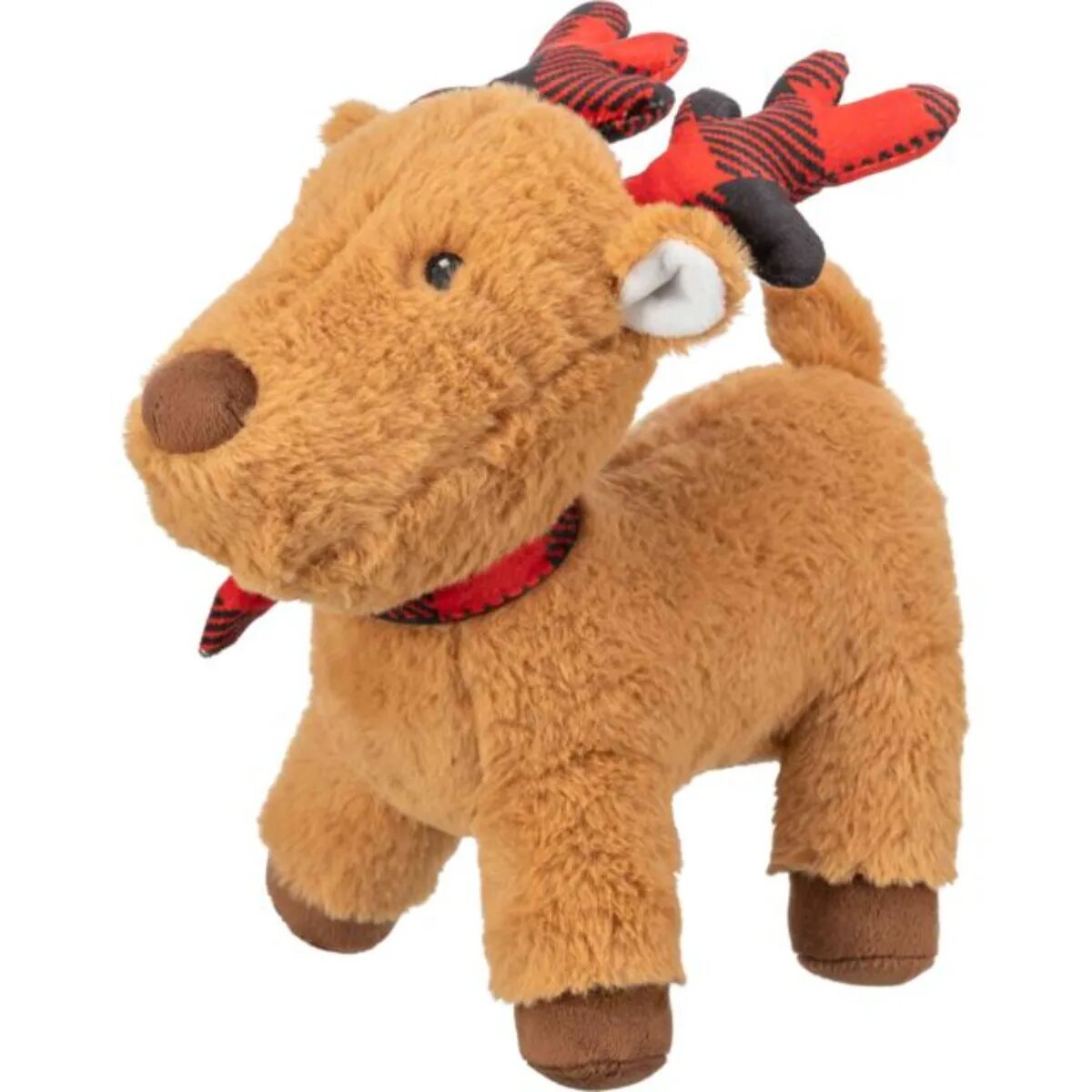Trixie Christmas Ren jucărie de pluș câini cu sunet pluș Christmas Ren jucărie de pluș câini XS-XL cu sunet pluș maro și roșu 29cm