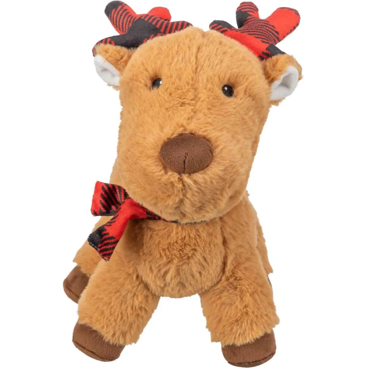 Trixie Christmas Ren jucărie de pluș câini cu sunet pluș Christmas Ren jucărie de pluș câini XS-XL cu sunet pluș maro și roșu 29cm