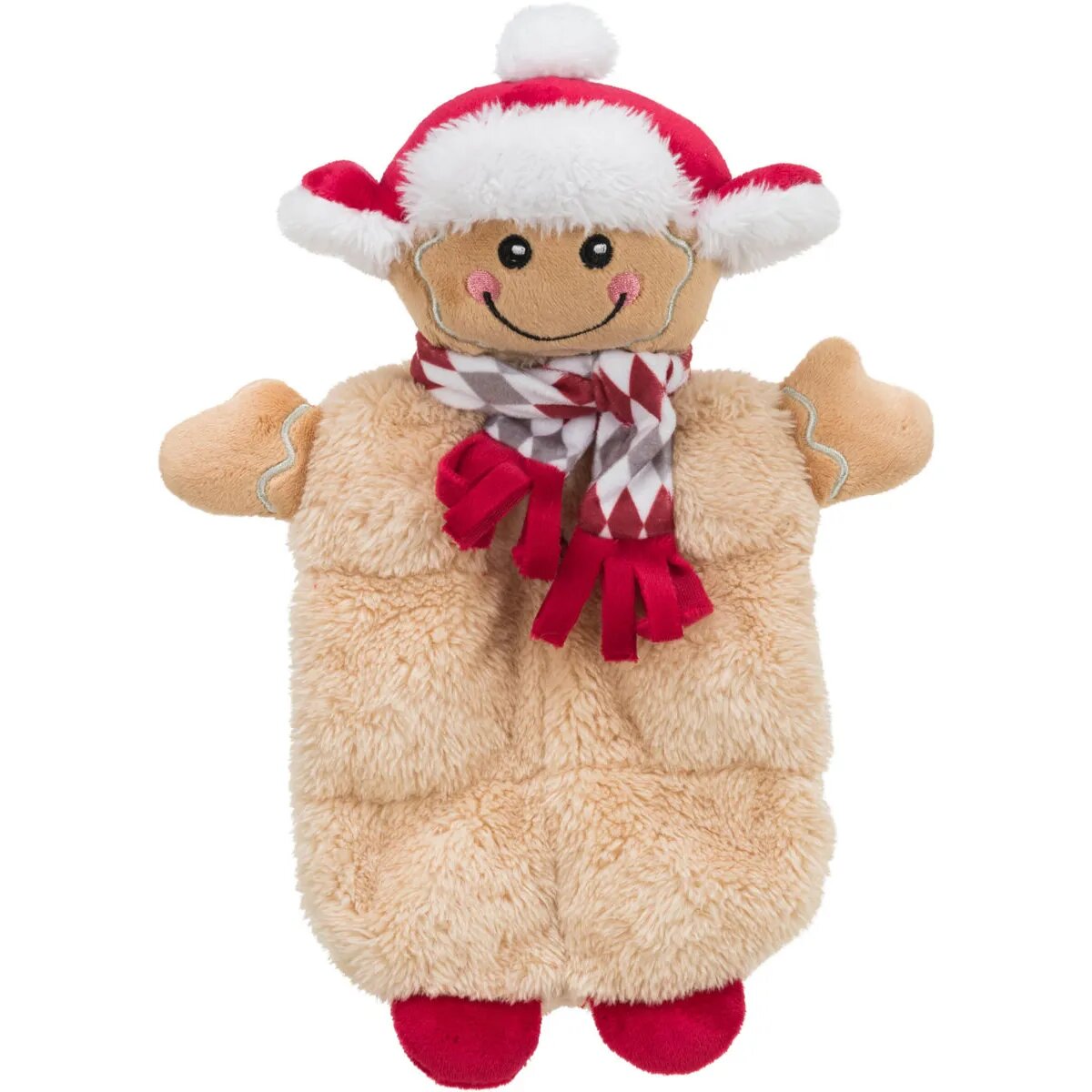 Trixie Christmas Turta Dulce jucărie de pluș câini cu sunet pluș Christmas Turta Dulce jucărie de pluș câini XS-XL cu sunet pluș maro 28cm