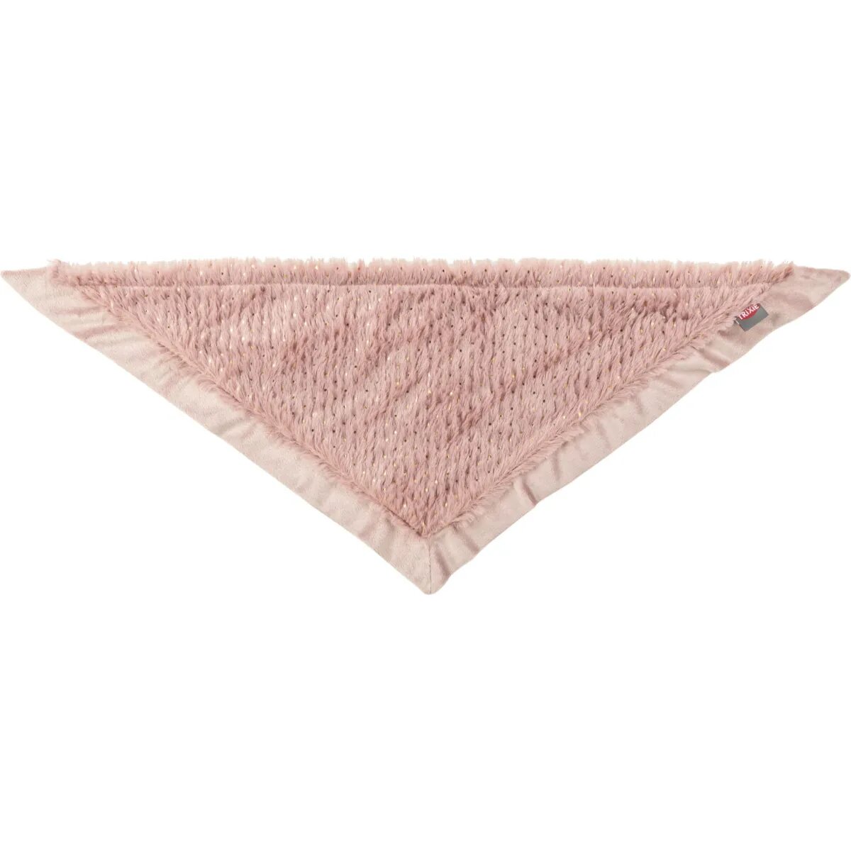 Trixie Christmas Velvet Glitter look eşarfă câini pluș roz 55cm