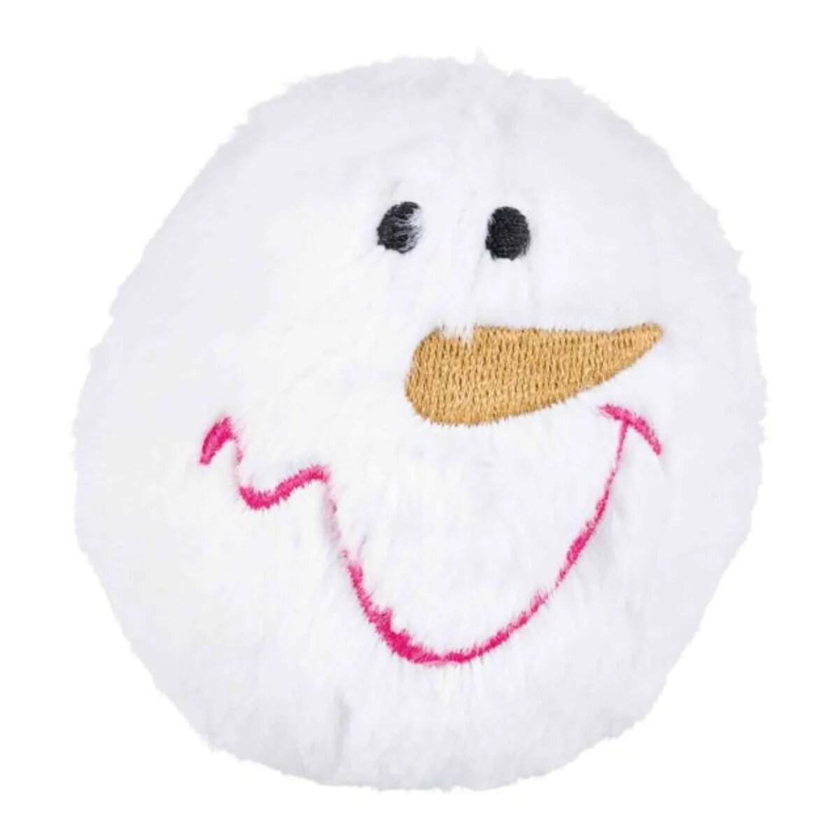 Trixie Christmas Xmas bulgăre de zăpadă diverse modele jucărie de pluș câini XS-XL pluș cu sunet activități fizice alb ⌀10 cm