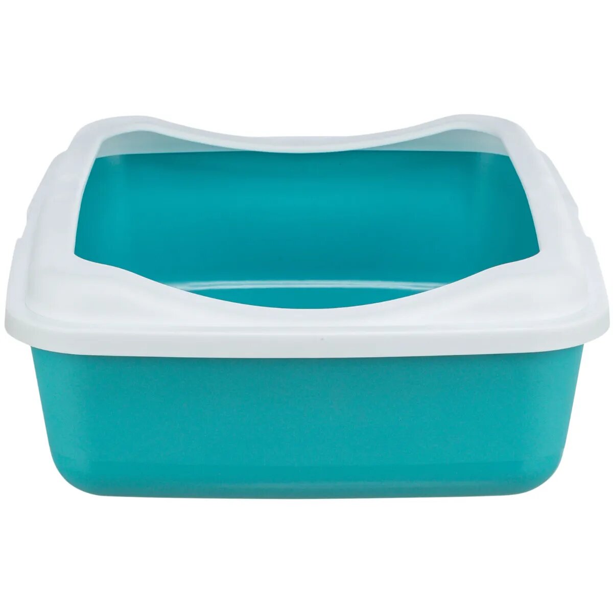 Trixie Classic litieră pisici cu ramă alb și albastru 37x15x48 cm
